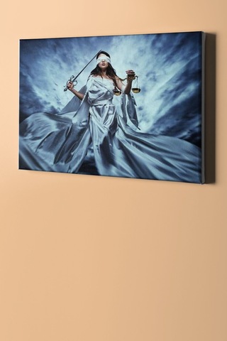 Webstyle Sayılarla Boyama Seti Kasnaklı Adalet 2 50x65 Cm