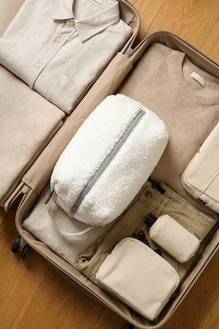 Fluffy Fermuarlı Organizer Çanta Xl Gri
