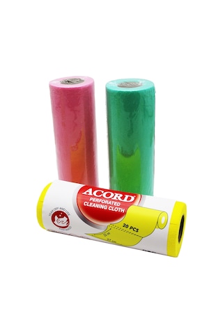 Acord Softtex-415 Rulo Perforated Sarı Bez 20 Parça 5673 0 Acord Softtex-415 Rulo Perforated Sarı Bez 20 Parça 5673 0