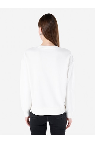 Colin's Colins Beyaz Kadın Sweatshirt Cl1068067 Q1.v2 Ofw Beyaz