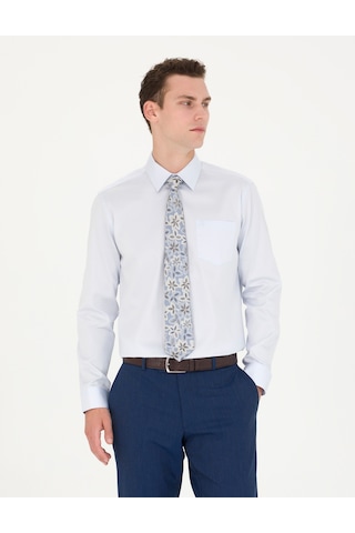 Pierre Cardin Erkek Açık Mavi Basic Gömlek 50277146-vr003 Açık Mavi