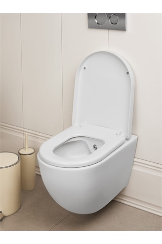 Housera Duroplast D Model Klozet Kapağı Beyaz
