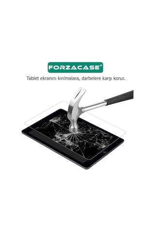 Forzacase Apple Uyumlu iPad Air 11 2024 11 İnch İle Temperli Kırılmaz Cam Ekran Koruyucu - Fc021