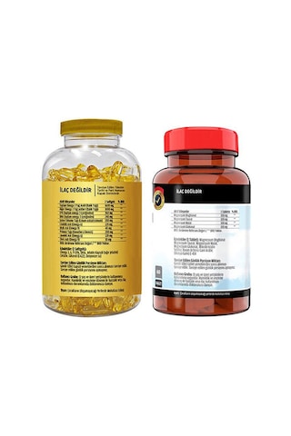 Flx Omega 3-6-9 180 Softgel + Flx Magnezyum Malat 60 Tablet