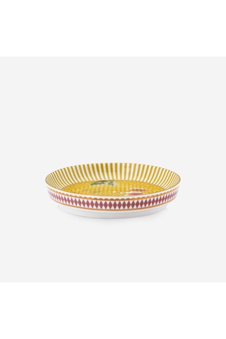 Sarı Porselen Çay Tabağı 9 Cm