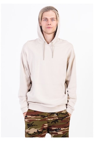 Jahr Marc Krem Rengi Büyük Beden Erkek Kapüşonlu Sweatshirt