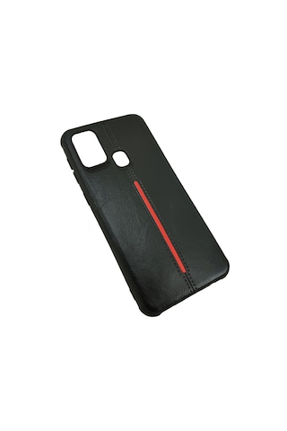 Galaxy Uyumlu M31 Deri Desen Silikon Kılıf