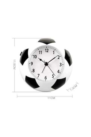 Turuncu Yaratıcı Çocuk Çalar Saati Öğrenci Basit Futbol Saati Diğer