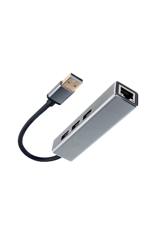 Vcom Dh312A Usb 3.0 To Usb3.0 3 Rj45 Çoklayıcı