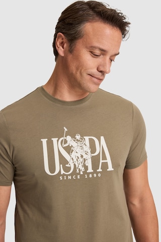 U.s. Polo Assn. Erkek Haki Tişört 50322472-vr027