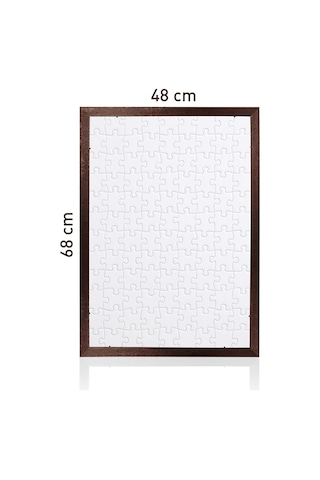 Sar Puzzle Çerçevesi Kahverengi 1000 Parça İçin Ebat 68x48cm