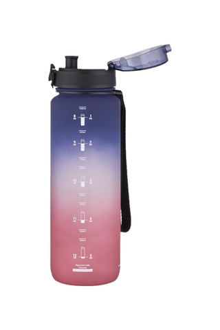 Fiftyfifty 1000ml Büyük Boy Çift Renk Softtouch Ff Collection Tritan Su Matarası Lacivert-kırmızı Çok Renkli