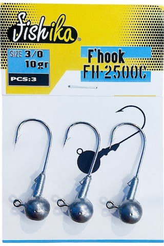 Fishika 2500 3/0 10gr Jig Head