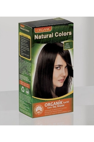 Natural Colors 3n Koyu Kahve Organik Saç Boyası