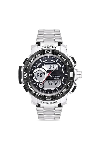 Joefox Erkek Kol Saati Dijital Analog Çelik Kordonlu 791