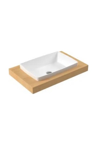 Serel - Rita Tezgah Üzeri Gömme Lavabo Beyaz Outlet - Rt34dss110h- Diğer