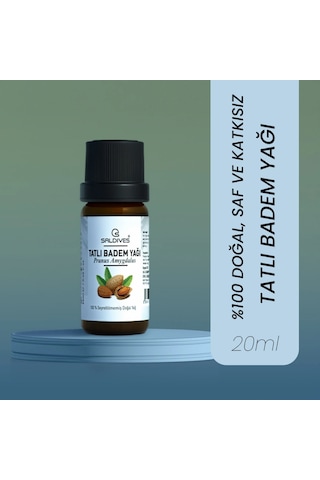 Saldives Tatlı Badem Yağı 20 ML