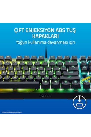 Razer Blackwidow V4 X Fortnite Edition Rz03-04703600-r3m1 Rgb Yellow Switch Kablolu Mekanik Oyuncu Klavye