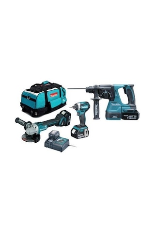 Makita DLX3070TX 18V 5.0 Ah Akülü Set 3'lü