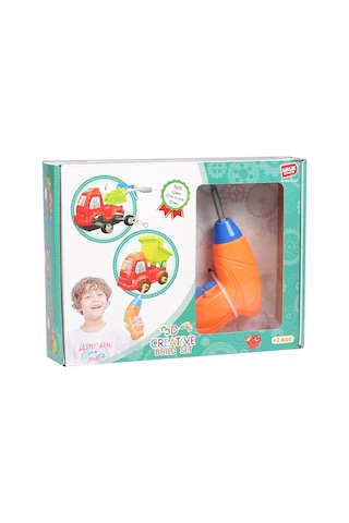 Pilli Matkap Seti Sök Tak Araçlar Pilli Matkaplı Vidalı Birleştirme Kiti Eğitici Oyuncak