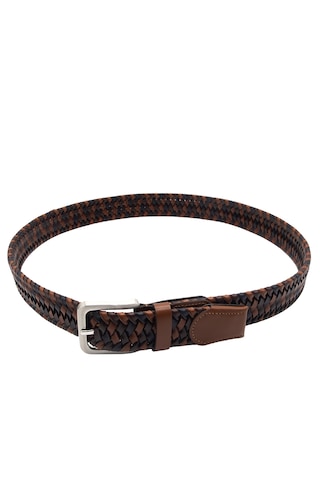 Pierre Cardin Premium Örgü Deri Kemer En 3,5 Cm Pc1714 Çok Renkli