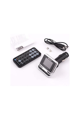 Leezsing Araç Bluetooth Fm Vericili Mp3 Çalar - 1.4" Lcd Ekranlı Usb Şarj & Telefon Görüşme Özellikli