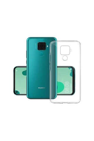 Kvy Huawei Mate 30 Lite Kamera Korumalı Süper Silikon Kılıf