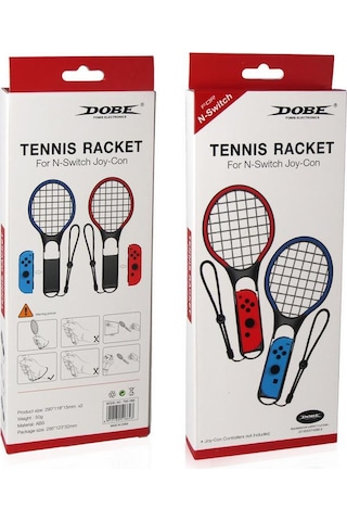 Nintendo Switch Tenis Raket Set Mario Tennis Için 2li Raket