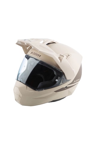 Klim X1 Alpha Carbon Korumalı Adv Kask Krem Kahverengi