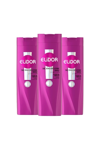 Elidor Saç Dökülmelerine Karşı Bakım Şampuanı 3 x 400 ML