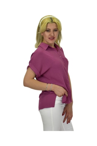 Kadın Ayrobin Kısa Kol Gömlek Bgl-st03696 001