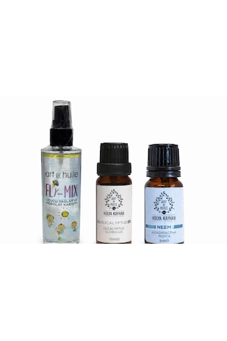Art De Huile Fly Mix 100 Ml- Eucalyptus 10 Ml - Neem 5 Ml