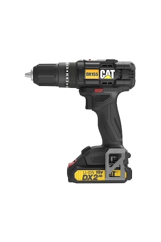 Cat DX155.1 18V / 2.0AH Li-ion Çift Akülü Profesyonel Şarjlı Darbeli Matkap