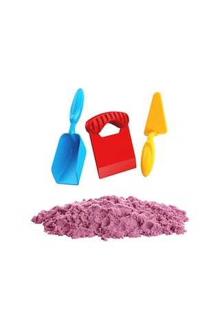03693 Dede Aksesuarlı Pembe Kinetik Oyun Kumu 1000 Gr