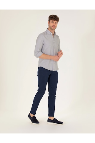 Pierre Cardin Erkek Lacivert Pantolon Kanvas-chino 50268095-vr033 Lacivert