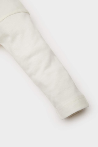 DeFacto Erkek Bebek 2'li Takım Uzun Kollu Tişört Beli Lastikli Eşofman Altı E2296A525SPWT16 Beyaz