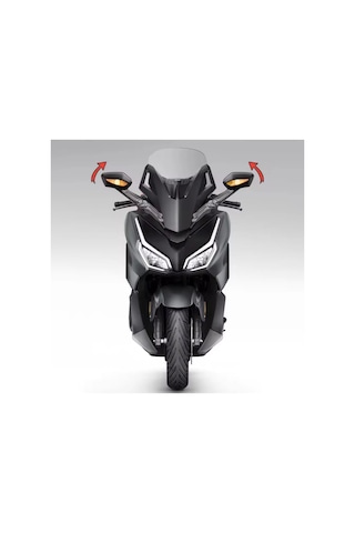 Knmaster MA1000 - Forza Otomatik Katlanır Motosiklet Aynası