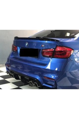Bmw M3 2012 - 2018 F80 Vorsteiner Arka Difüzör Plastik