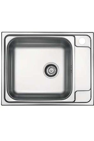 63 X 50 Mutfak Eviyesi 6350gr Keten Sağ Damlalıklı Krom