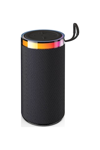 Yüksek Sesli Işıklı Taşınabilir Tws Bluetooth Hoparlör Şarjlı Kablosuz Speaker Aux Usb Sd Destekli