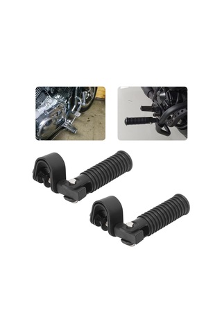 Motosiklet Footting Capgs, Ayak Pegs 1 İnç Kaza Bar Koruyucusu İçin Yedek Ayak Dayama Montajı
