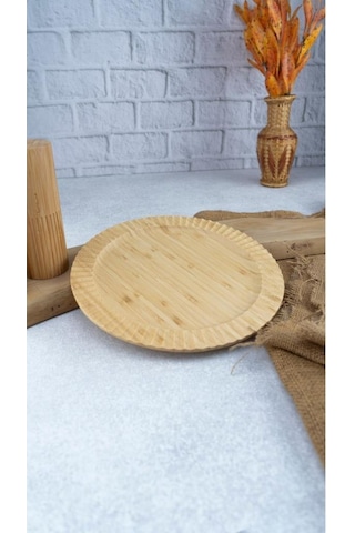 Bambum Crumble - Yuvarlak Tabak Büyük