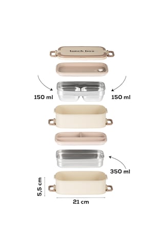 Porsima 1559 2 Katlı Vakumlu Yemek Termosu Lunch Box Sefer Tası