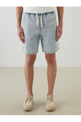 Lcw Jeans İndigo Rahat Kalıp Erkek Jean Şort
