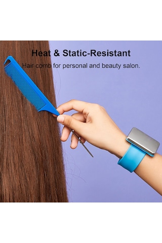 Suofeng 4'lü Saç Tarak Seti - İnce Dişli, Kuyruk Taraklı, Kesim Tarağı Ve Çift Taraflı Fırça İle Anti-statik Saç Bakımı