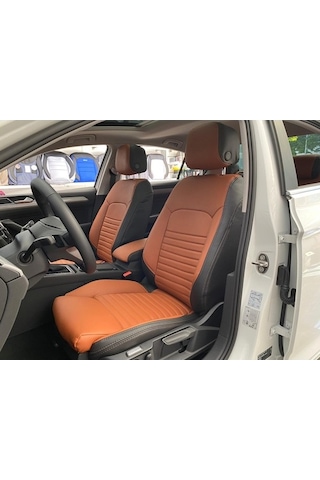 Volkswagen Passat B8 2020 Araca Özel Deri Oto Koltuk Kılıfı (440482669)