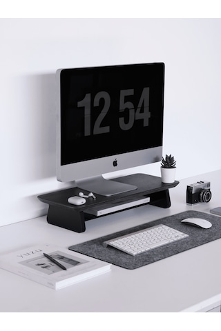 Küçük Monitör Standı Ceviz