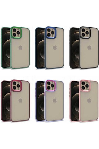 Apple Uyumlu iPhone 12 Pro Max Uyumlu Zore Flora Kılıf-kırmızı Kirmizi -