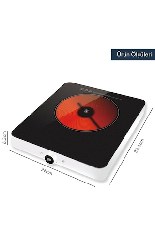 Kumtel HCA- 2001 Tekli Elektrikli Vitroseramik Ocak