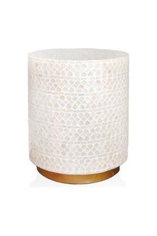 The Mia Sedef Tabure & Yan Sehpa 35x45 Cm Tlc0009